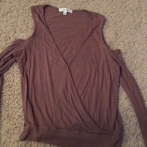 Cut out shoulder top